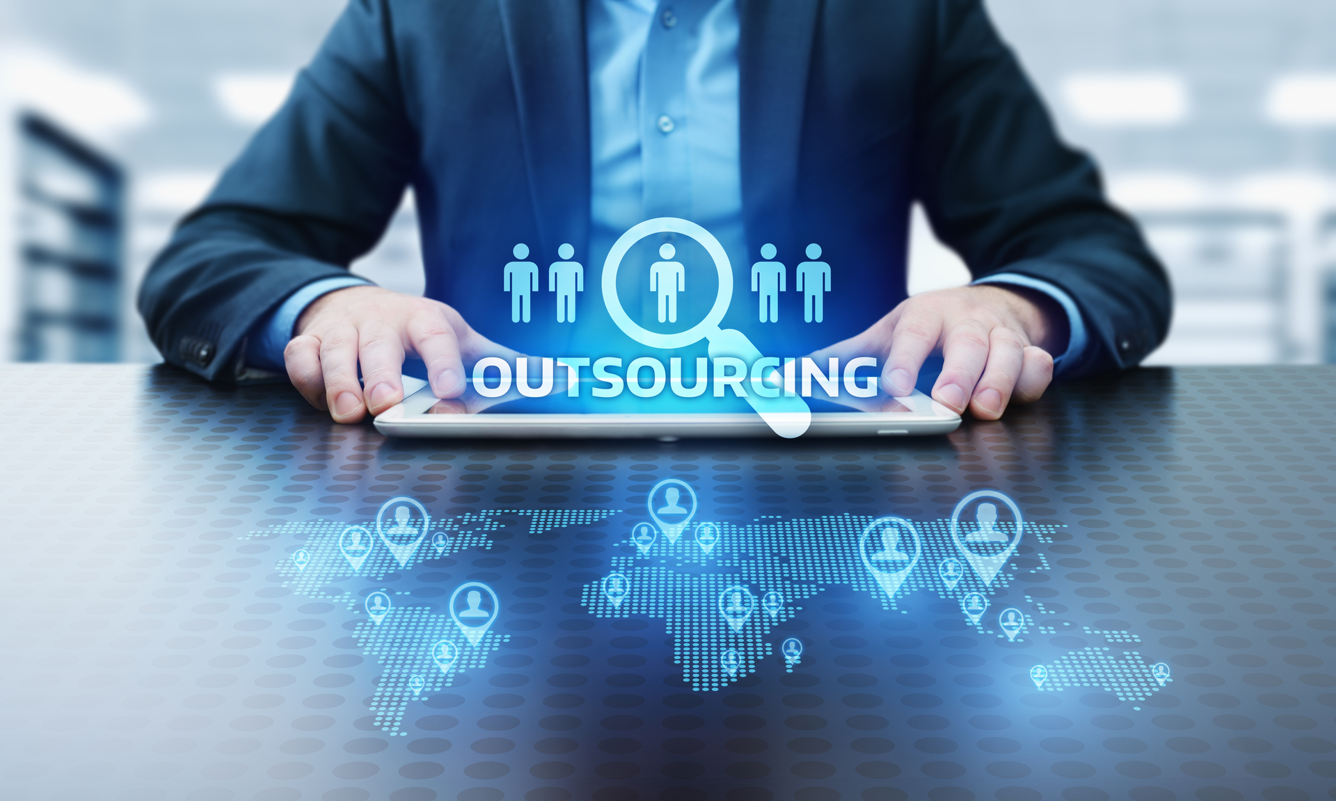 Service outsourcing team